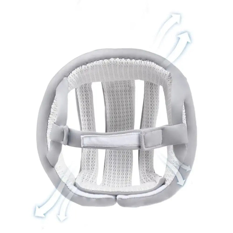 Soft No Bumps Infant Safety Helmet Mesh Breathable Toddler Head Cushion Shock Absorbing Adjustable Baby Safety Headguard Child