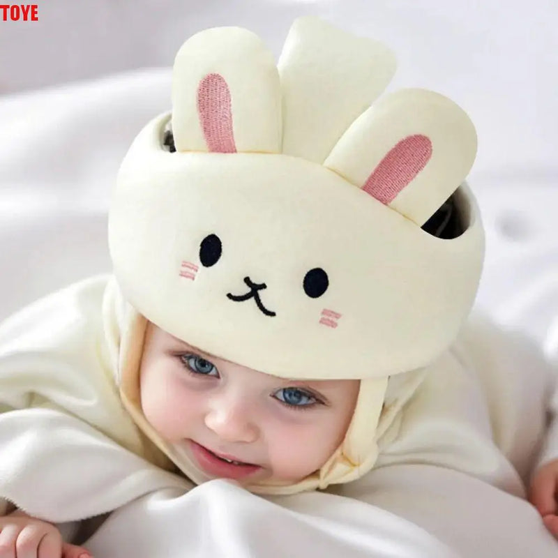 Soft No Bumps Infant Safety Helmet Mesh Breathable Toddler Head Cushion Shock Absorbing Adjustable Baby Safety Headguard Child